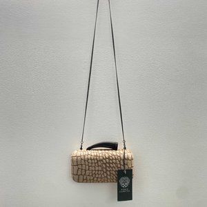 Rare Vince Camuto Calf Hair horn-handle clutch